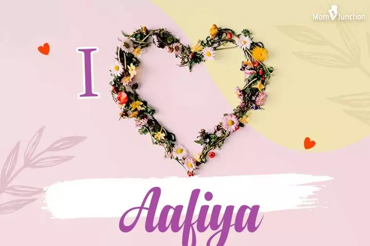 I Love Aafiya Wallpaper