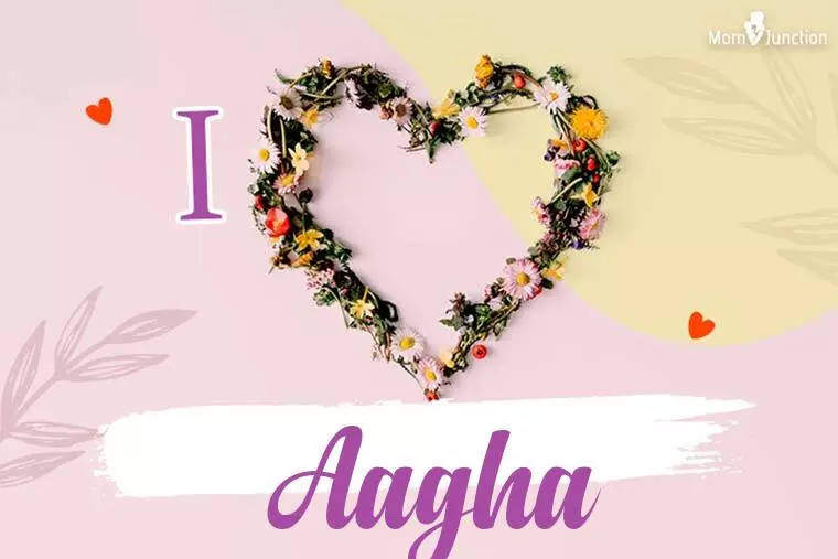 I Love Aagha Wallpaper