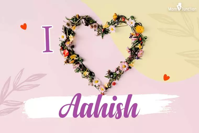 I Love Aahish Wallpaper