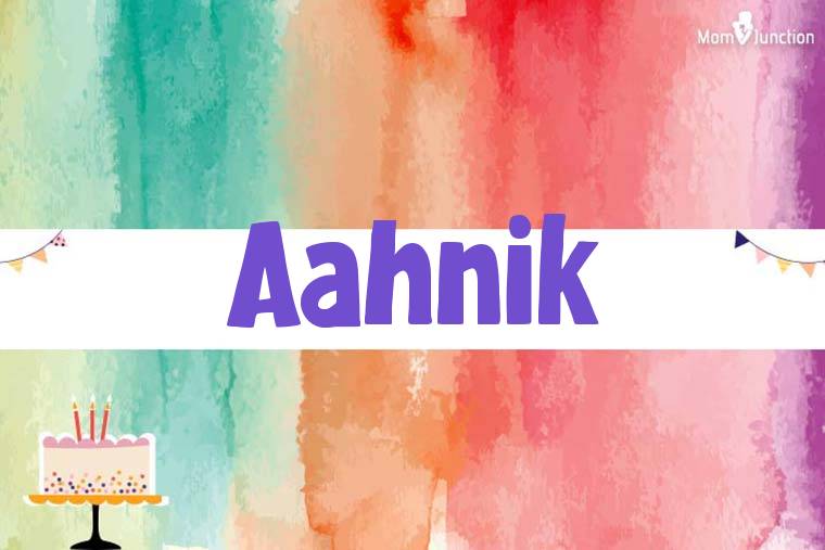 Aahnik Birthday Wallpaper