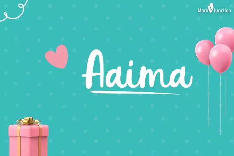 Aaima Birthday Wallpaper