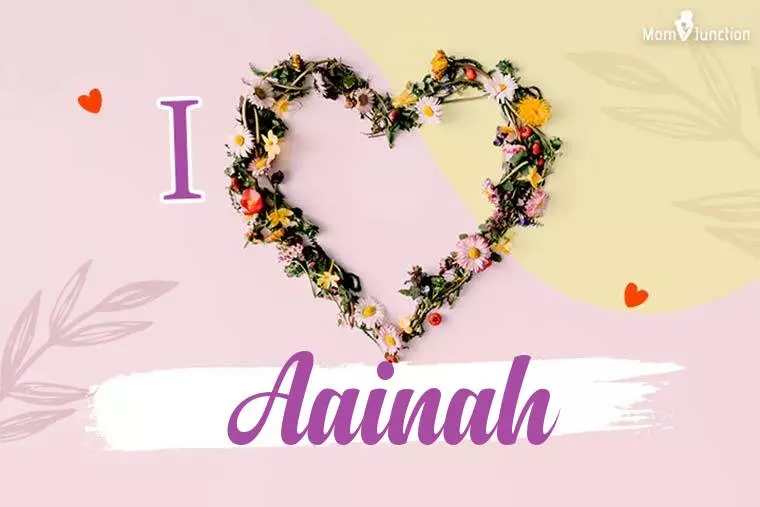 I Love Aainah Wallpaper