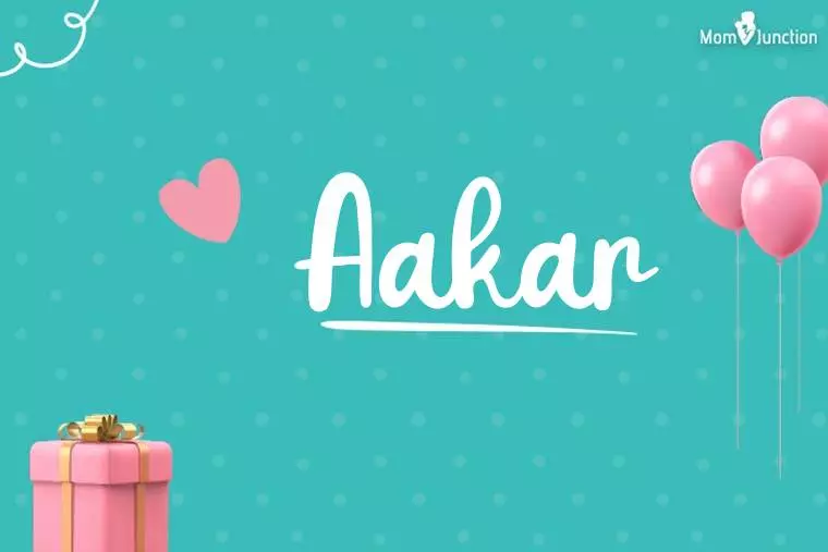 Aakar Birthday Wallpaper