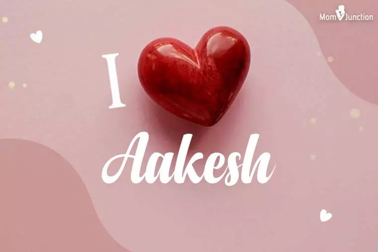 I Love Aakesh Wallpaper