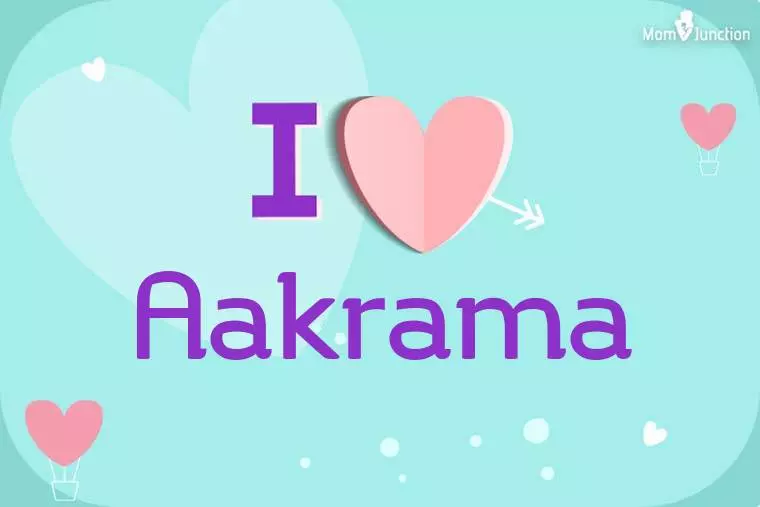 I Love Aakrama Wallpaper