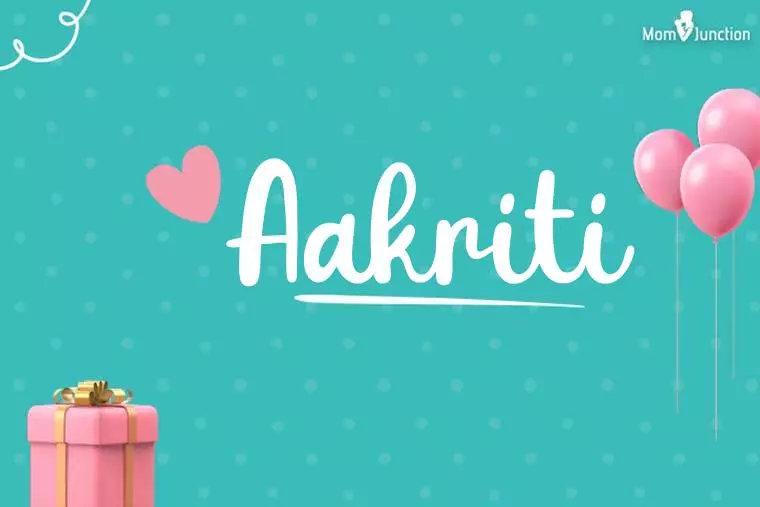 Aakriti Birthday Wallpaper