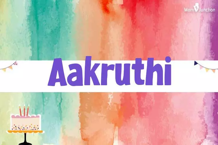 Aakruthi Birthday Wallpaper