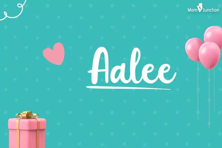 Aalee Birthday Wallpaper