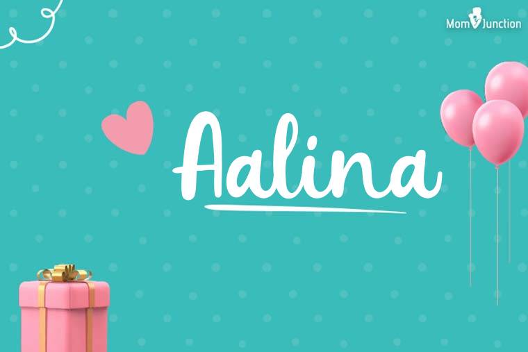 Aalina Birthday Wallpaper