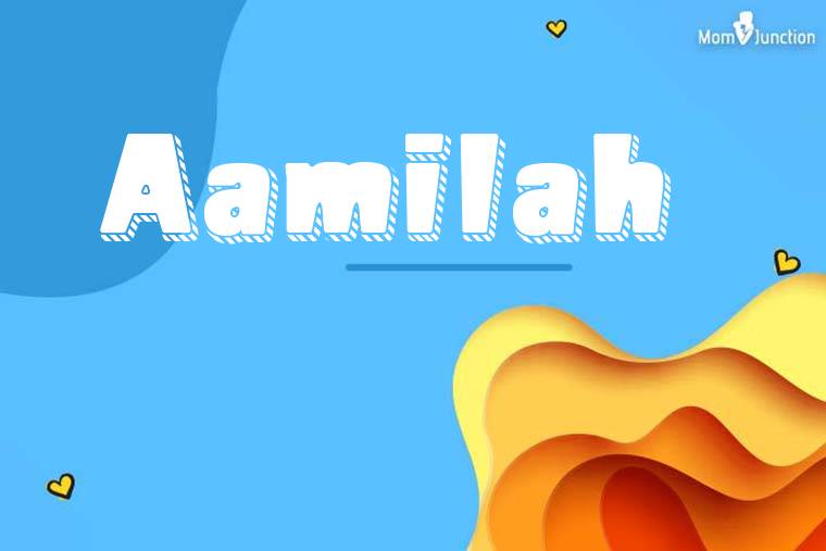 Aamilah 3D Wallpaper