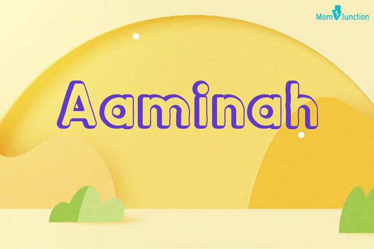 Aaminah 3D Wallpaper