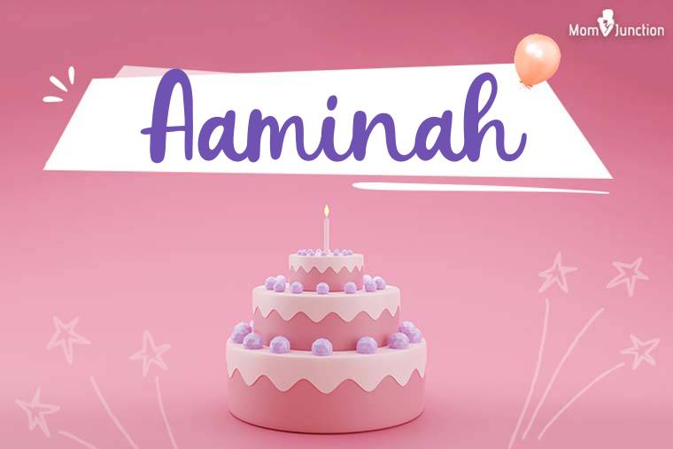 Aaminah Birthday Wallpaper