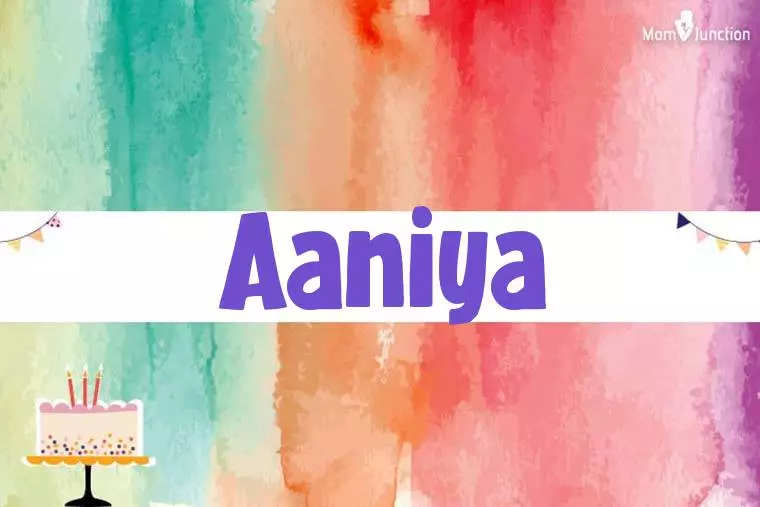 Aaniya Birthday Wallpaper