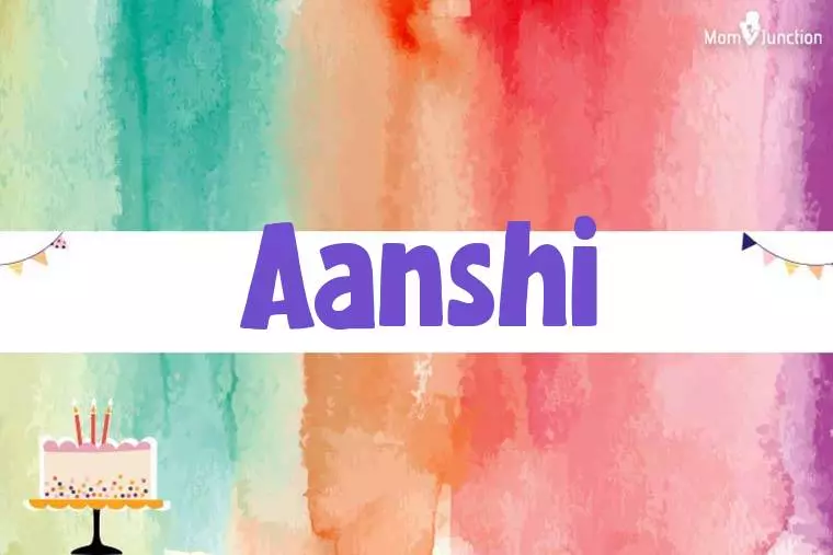 Aanshi Birthday Wallpaper
