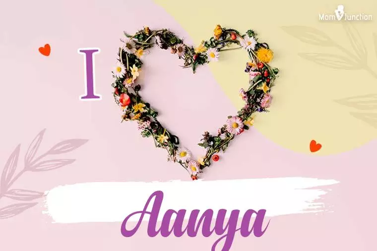 I Love Aanya Wallpaper