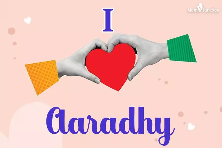 I Love Aaradhy Wallpaper