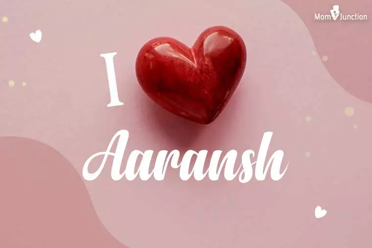 I Love Aaransh Wallpaper