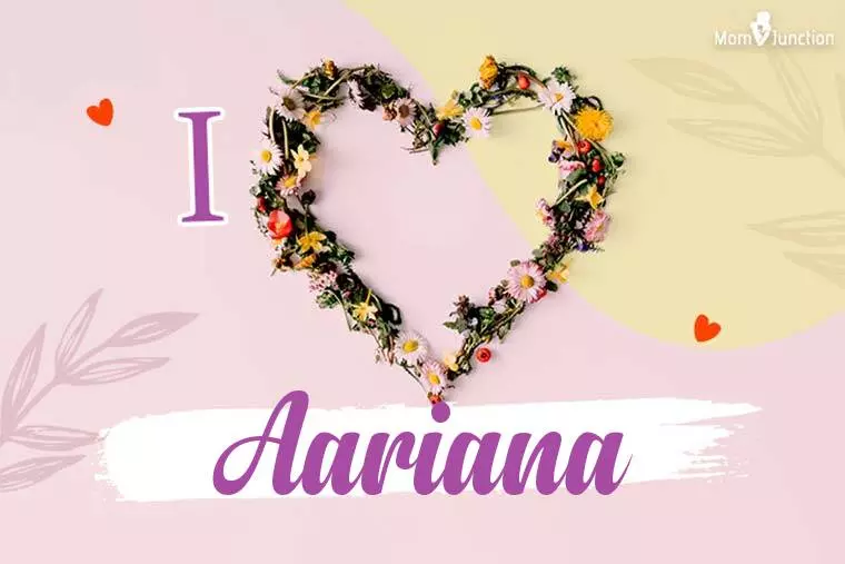 I Love Aariana Wallpaper