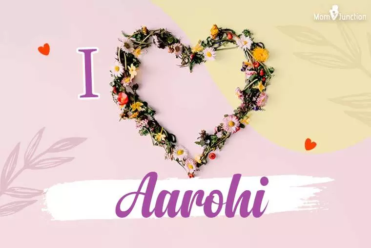 I Love Aarohi Wallpaper