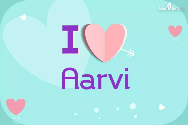 I Love Aarvi Wallpaper