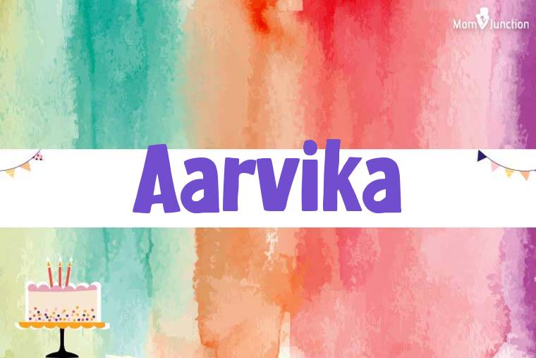 Aarvika Birthday Wallpaper