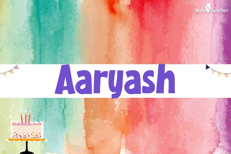 Aaryash Birthday Wallpaper