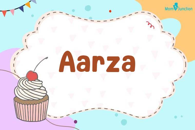 Aarza Birthday Wallpaper