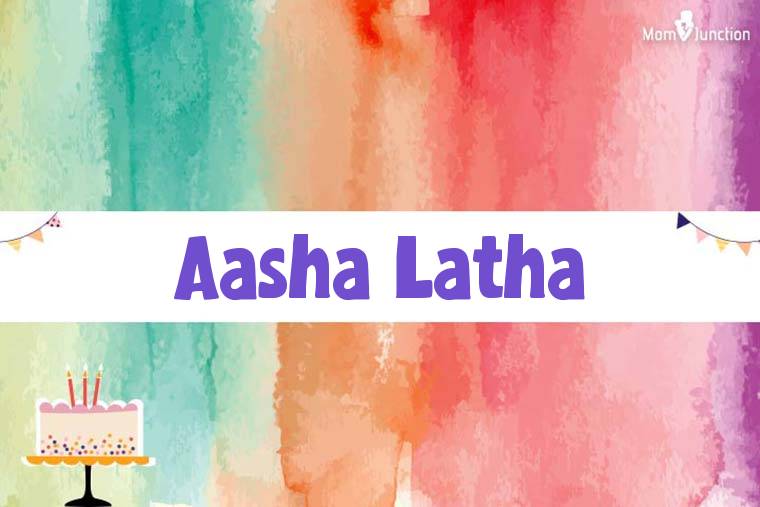 Aasha Latha Birthday Wallpaper
