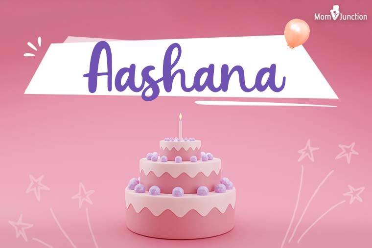 Aashana Birthday Wallpaper
