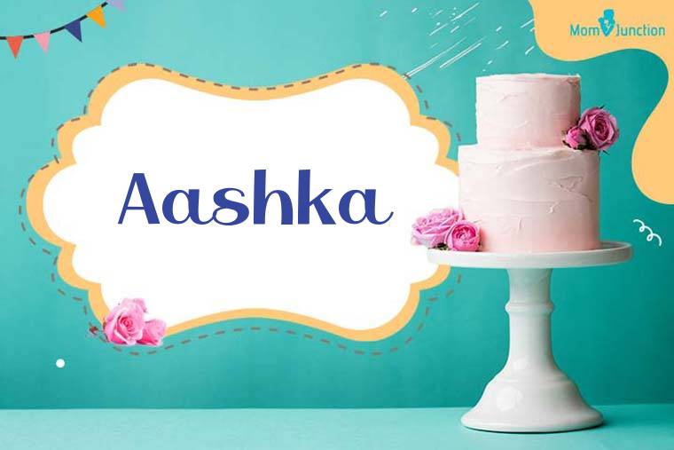 Aashka Birthday Wallpaper