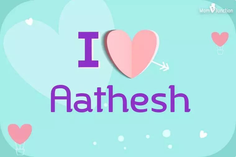 I Love Aathesh Wallpaper