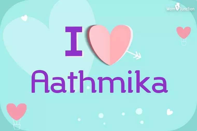 I Love Aathmika Wallpaper