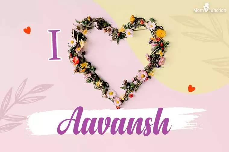 I Love Aavansh Wallpaper