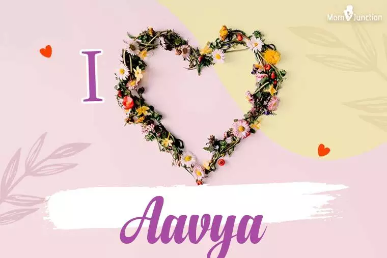 I Love Aavya Wallpaper