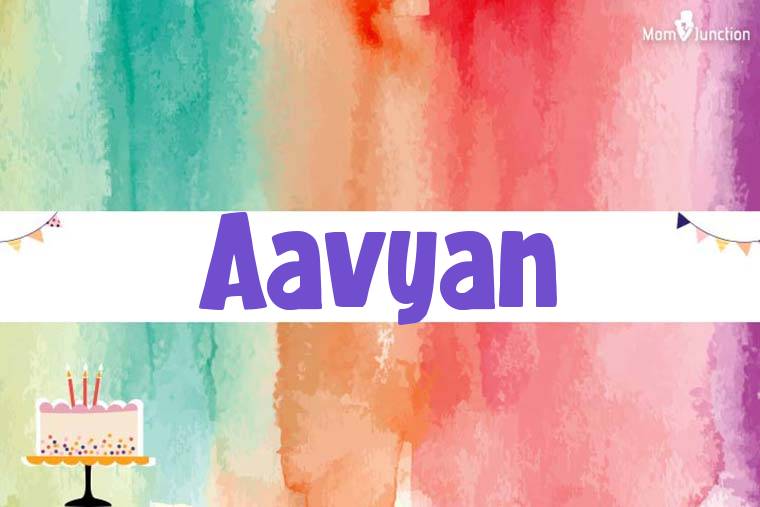 Aavyan Birthday Wallpaper