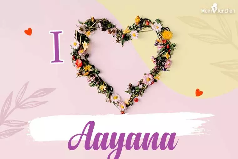 I Love Aayana Wallpaper