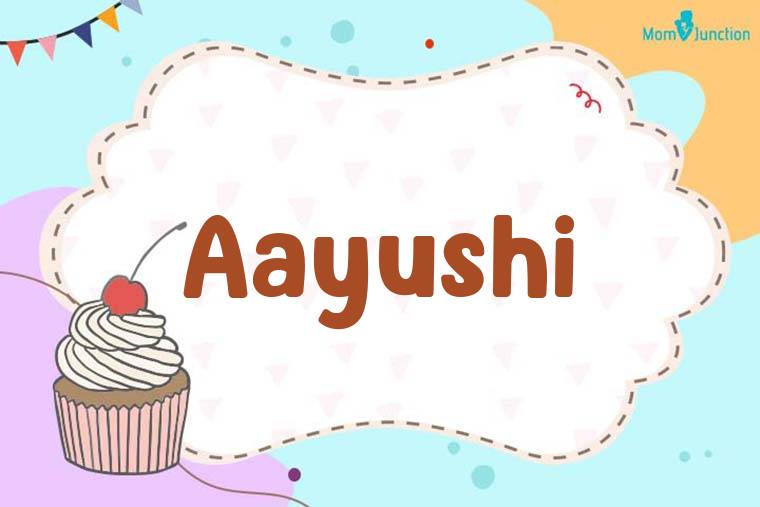 Aayushi Birthday Wallpaper