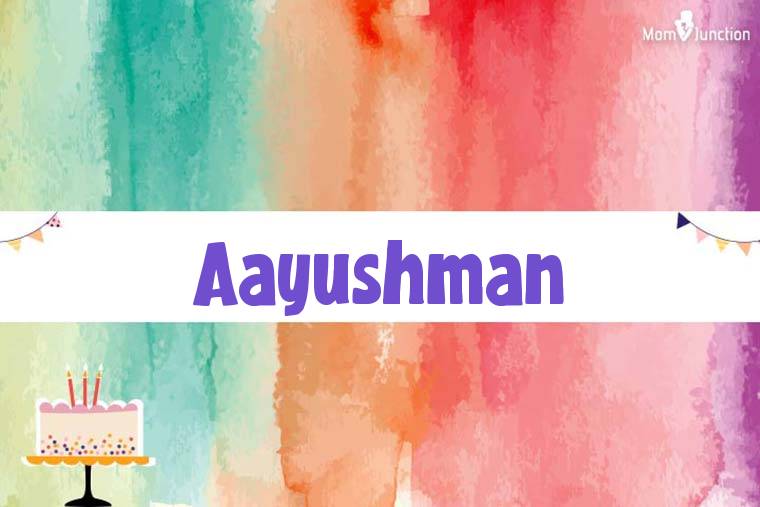 Aayushman Birthday Wallpaper