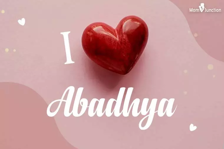 I Love Abadhya Wallpaper