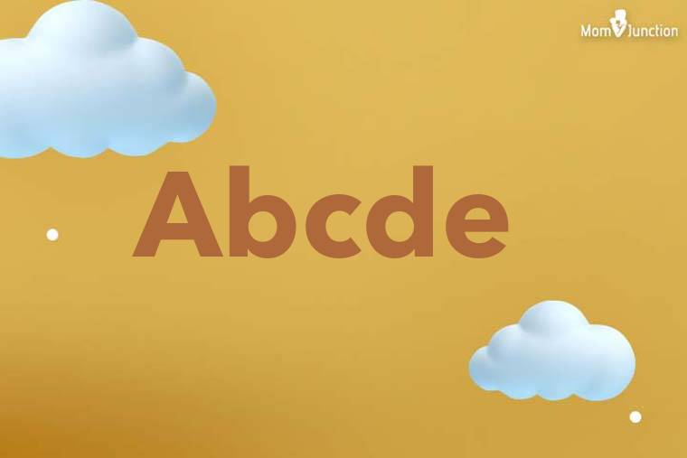 Abcde 3D Wallpaper