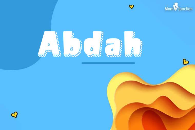 Abdah 3D Wallpaper