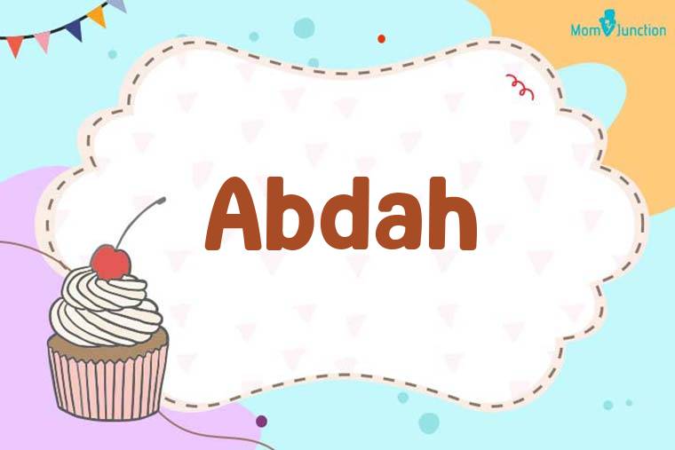 Abdah Birthday Wallpaper