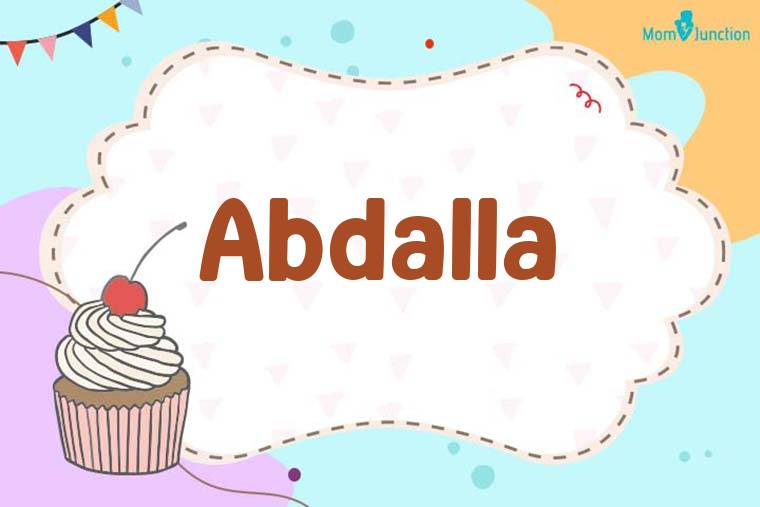 Abdalla Birthday Wallpaper