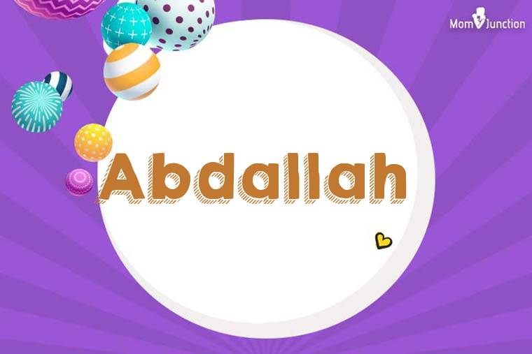 Abdallah 3D Wallpaper