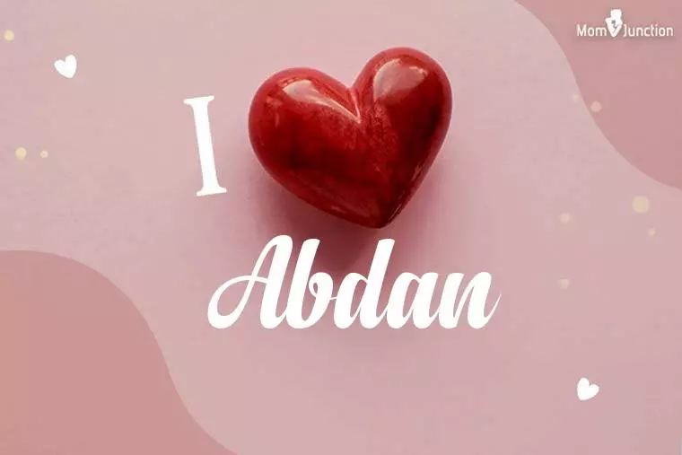 I Love Abdan Wallpaper