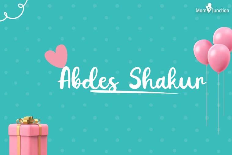 Abdes Shakur Birthday Wallpaper