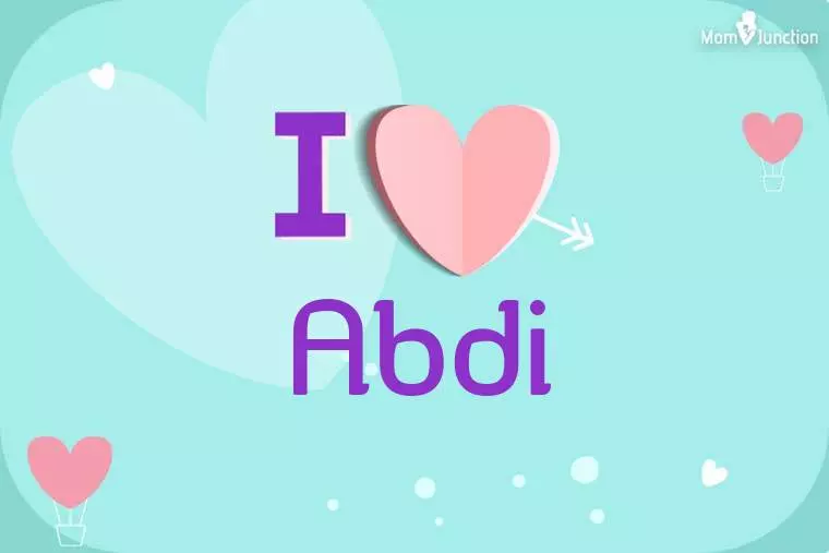 I Love Abdi Wallpaper