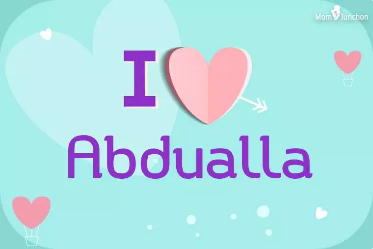 I Love Abdualla Wallpaper