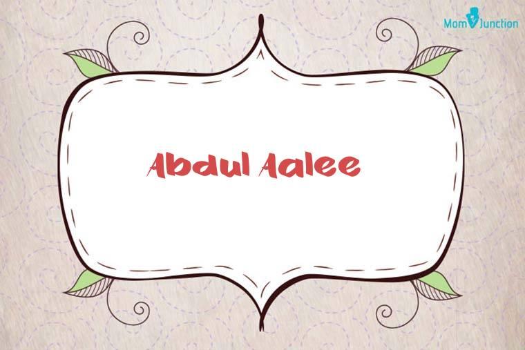 Abdul Aalee Stylish Wallpaper