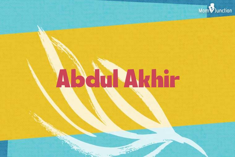 Abdul Akhir Stylish Wallpaper